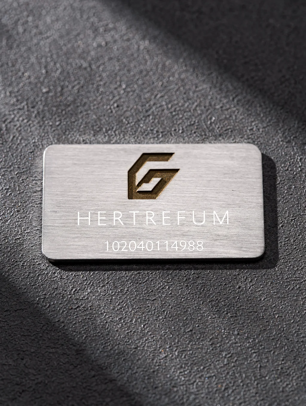 Detail of a MIL-SPEC phenolic nameplate