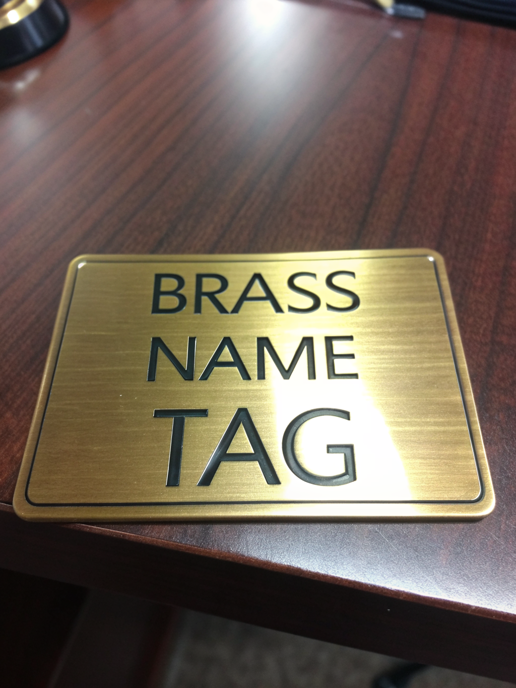 Brass Nameplates