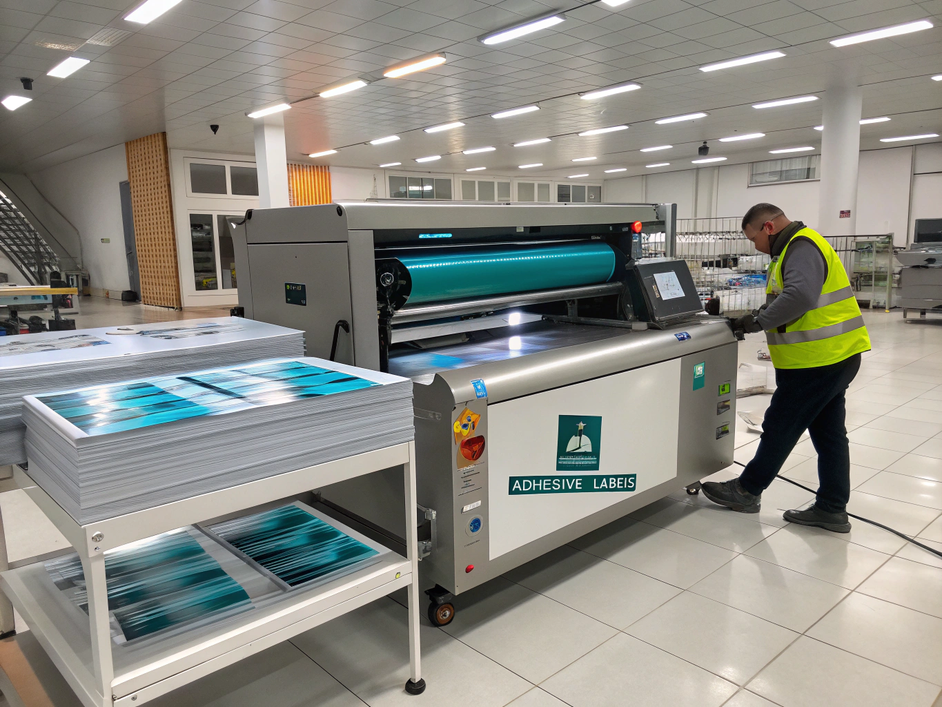 Custom label manufacturing and quality control