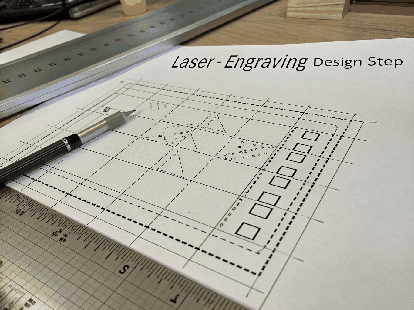 Technical drawing review for industrial engraving