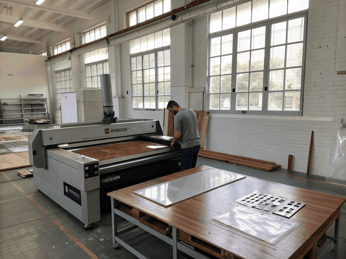 Precision industrial engraving facility