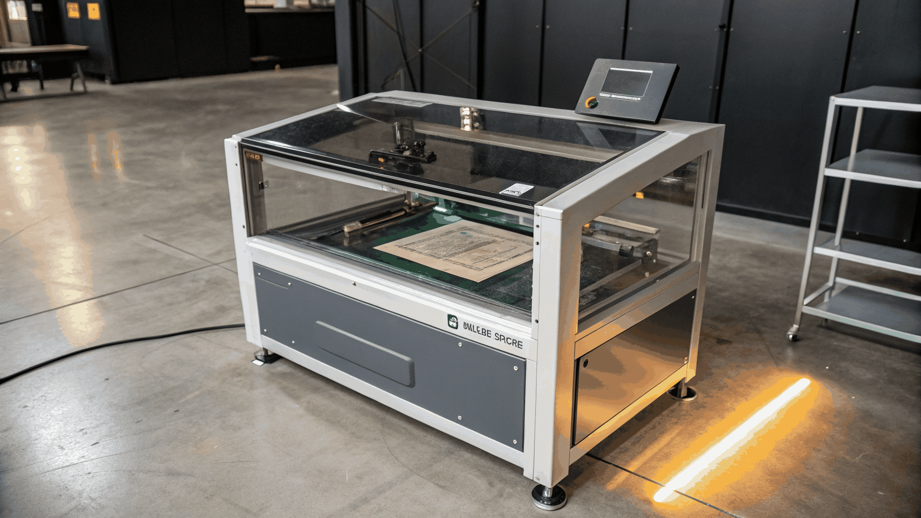 Precision laser engraving on industrial metal components