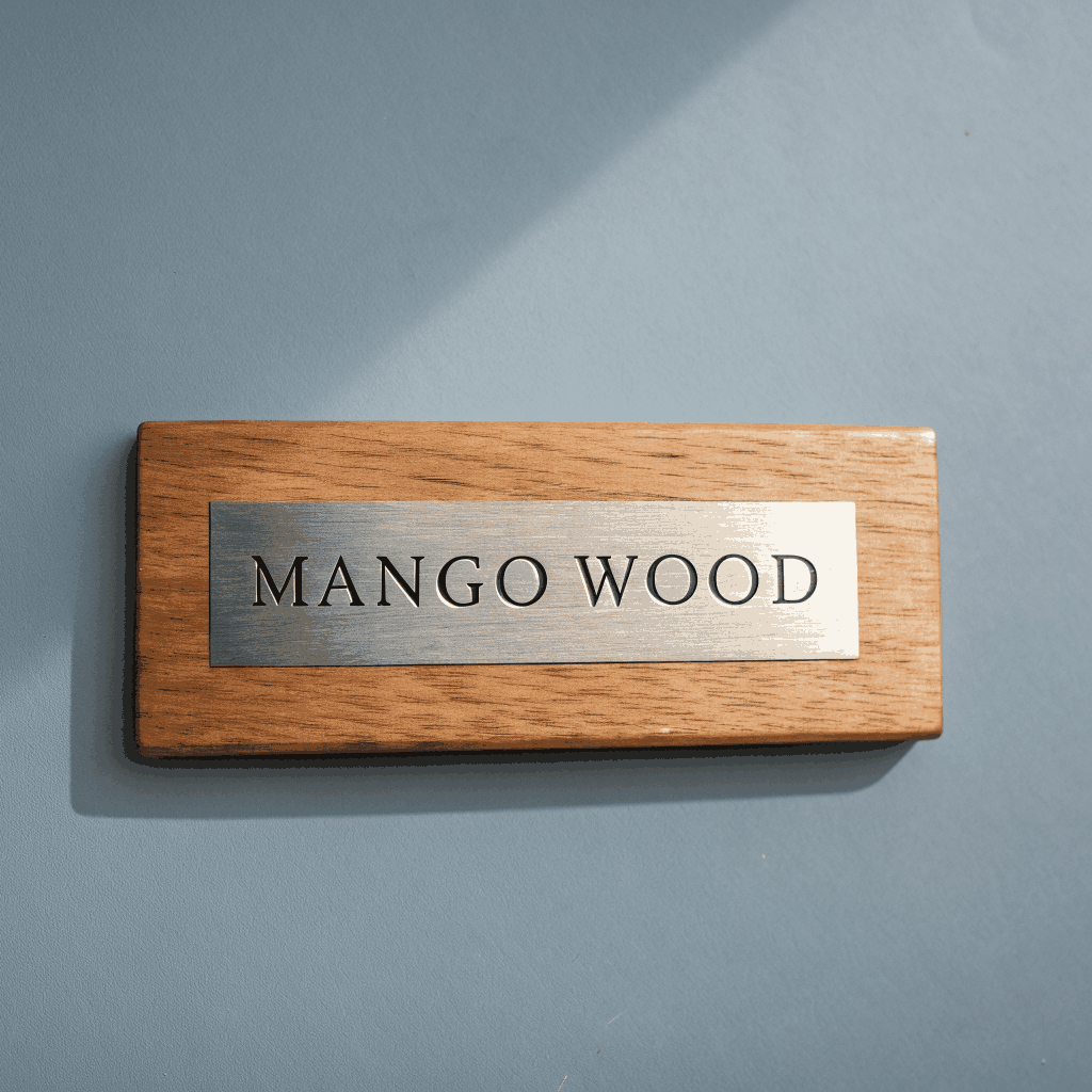 Detail of a MIL-SPEC phenolic nameplate
