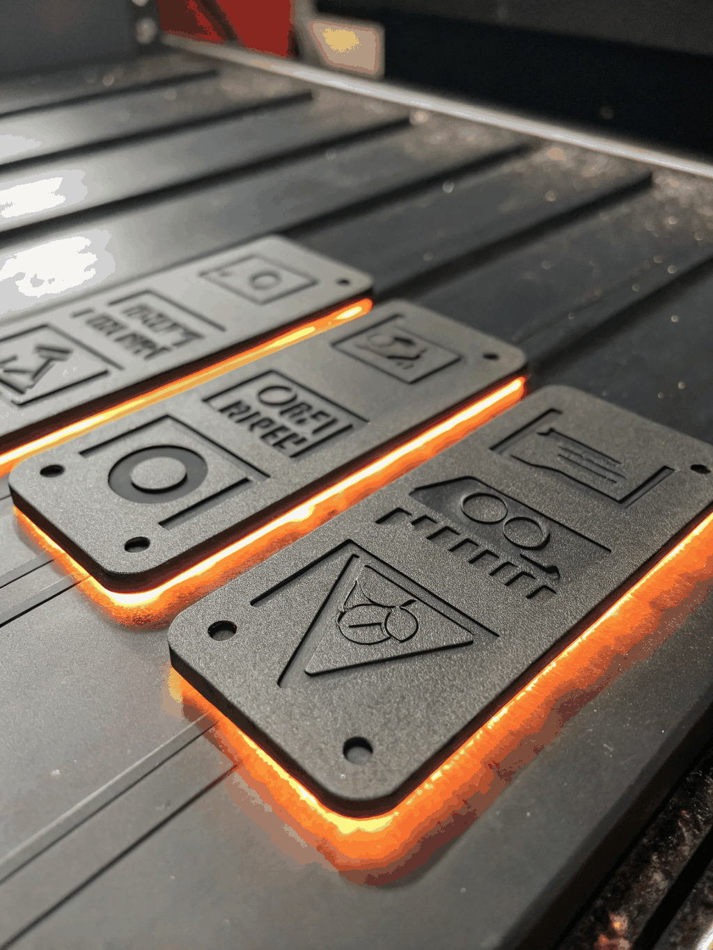 Safety and compliance signage for industrial plants