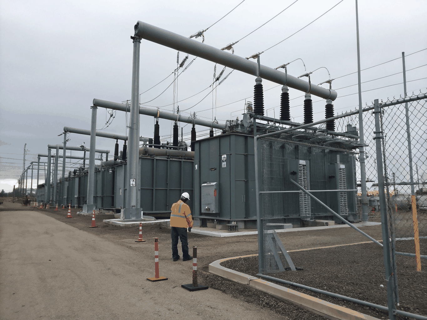 Substation nameplate labeling and high-voltage identification by Evermark Industrial Solutions